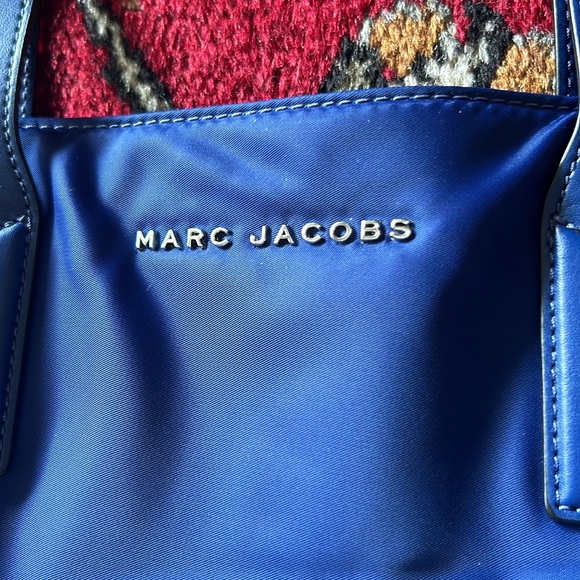 Marc Jacobs Wingman Nylon Tote Bag Royal Blue - Picture 2 of 10